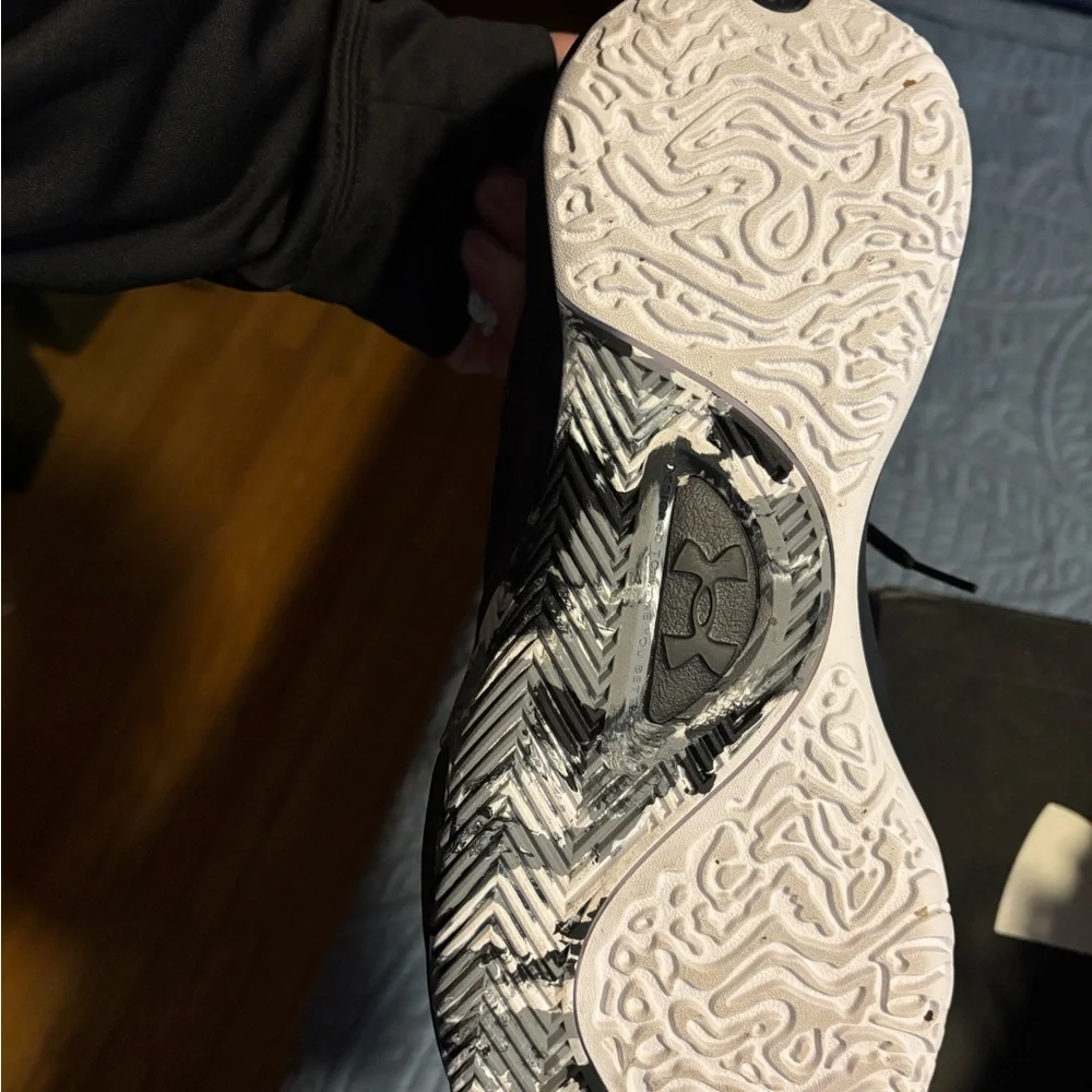 Under Armour Lockdown 6 Unisex Black Athletic Shoes Size 13 - Picture 8 of 9